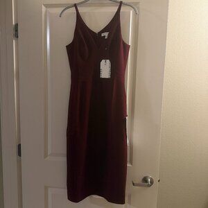 Dress the Population cocktail dress in red wine, size S.  New with Tags.